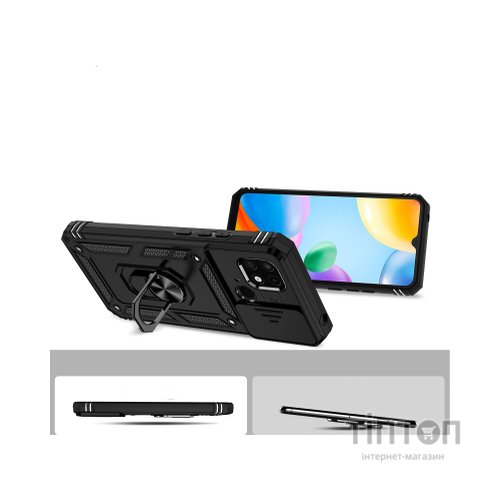 Чохол до мобільного телефона BeCover Military Xiaomi Redmi 9C / Redmi 10А Black (705578)