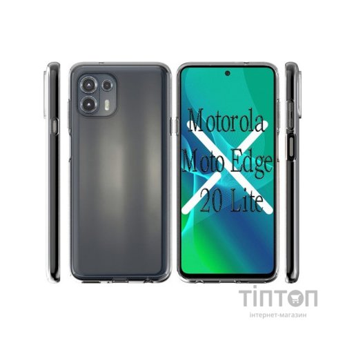 Чохол до мобільного телефона BeCover Moto Edge 20 Lite Transparancy (707431)
