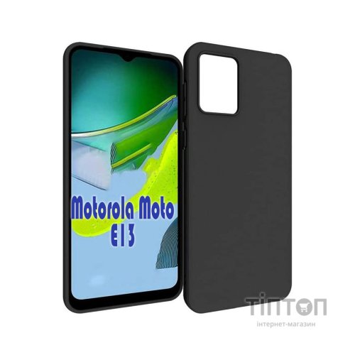 Чохол до мобільного телефона BeCover Motorola Moto E13 Black (708815)