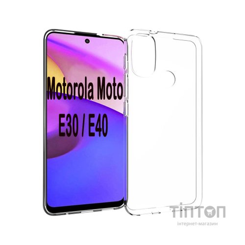 Чохол до мобільного телефона BeCover Motorola Moto E30 / E40 Transparancy (707988)