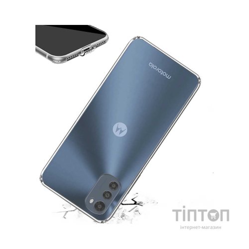 Чохол до мобільного телефона BeCover Motorola Moto E32s Transparancy (709799)