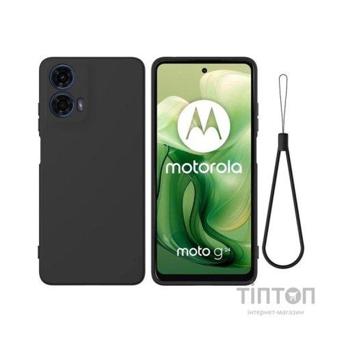 Чохол до мобільного телефона BeCover Motorola Moto G04/ E14 Black (711894)