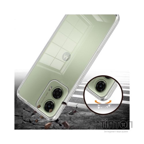 Чохол до мобільного телефона BeCover Motorola Moto G04/ E14 Transparancy (712286)
