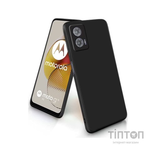 Чохол до мобільного телефона BeCover Motorola Moto G73 Black (709800)