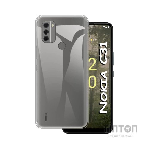Чохол до мобільного телефона BeCover Nokia C31 Transparancy (708649)