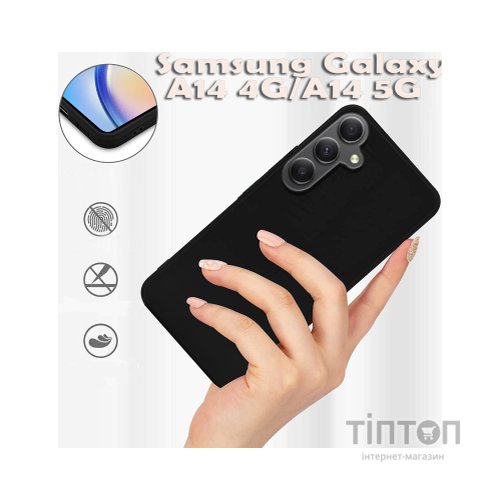 Чохол до мобільного телефона BeCover Samsung Galaxy A14 4G SM-A145/A14 5G SM-A146 Black (708978)