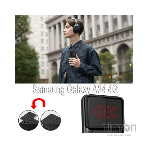 Чохол до мобільного телефона BeCover Samsung Galaxy A24 4G SM-A245 Dark Green (709135)