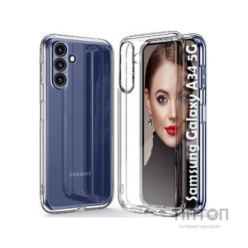 Чохол до мобільного телефона BeCover Samsung Galaxy A34 5G SM-A346 Transparancy (708970)