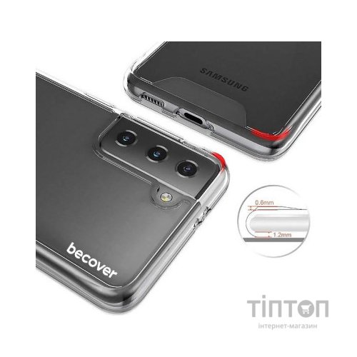Чохол до мобільного телефона BeCover Space Case Samsung Galaxy S21 FE SM-G990 Transparancy (709354)