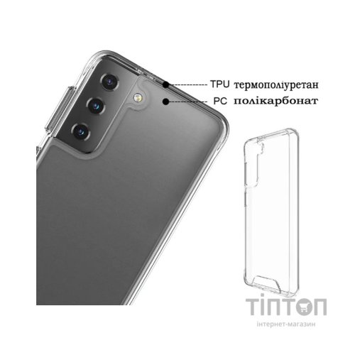 Чохол до мобільного телефона BeCover Space Case Samsung Galaxy S22 SM-S901 Transparancy (708588)