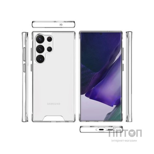 Чохол до мобільного телефона BeCover Space Case Samsung Galaxy S23 Ultra SM-S918 Transparancy (708962)