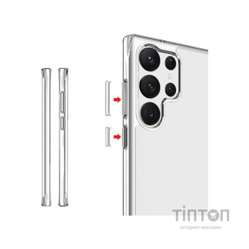 Чохол до мобільного телефона BeCover Space Case Samsung Galaxy S23 Ultra SM-S918 Transparancy (708962)