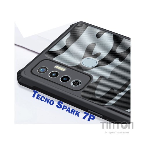 Чохол до мобільного телефона BeCover Tecno Spark 7P Black RZANTS (707225)