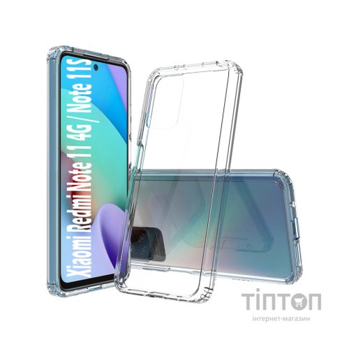 Чохол до мобільного телефона BeCover Xiaomi Redmi Note 11 4G Transparancy (707635)