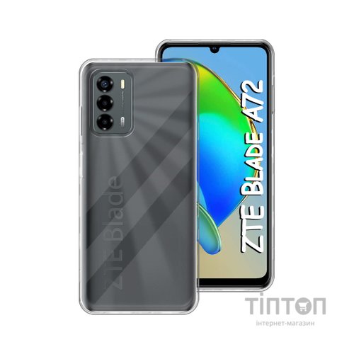 Чохол до мобільного телефона BeCover ZTE Blade A72 Transparancy (708657)