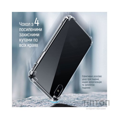Чохол до мобільного телефона ColorWay TPU AntiShock Motorola G54 Clear (CW-CTASMG54)