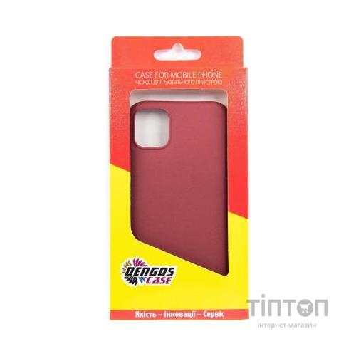 Чохол до мобільного телефона Dengos Carbon iPhone 11, red (DG-TPU-CRBN-35) (DG-TPU-CRBN-35)