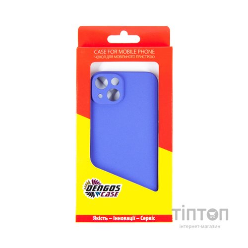 Чохол до мобільного телефона Dengos Carbon iPhone 14 purple (DG-TPU-CRBN-157)