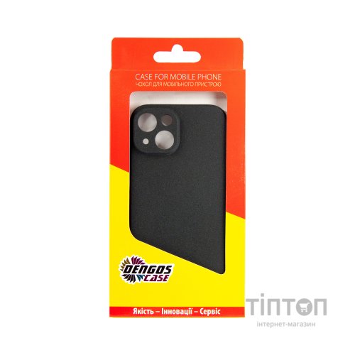 Чохол до мобільного телефона Dengos Carbon iPhone 15 (black) (DG-TPU-CRBN-189)