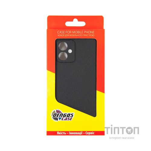 Чохол до мобільного телефона Dengos Carbon Motorola G54 (black) (DG-TPU-CRBN-192)