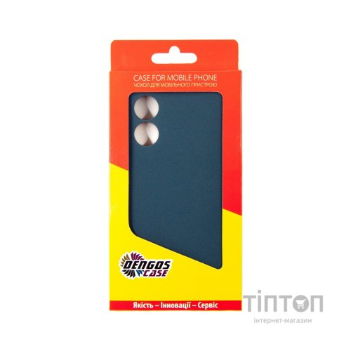 Чохол до мобільного телефона Dengos Carbon Oppo A17 (blue) (DG-TPU-CRBN-160)