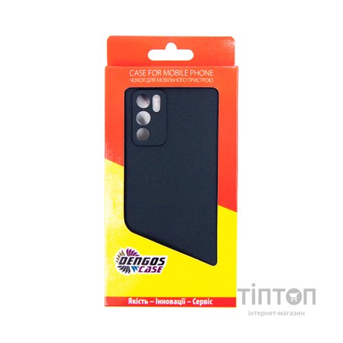Чохол до мобільного телефона Dengos Carbon OPPO A54s (black) (DG-TPU-CRBN-154)