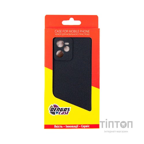 Чохол до мобільного телефона Dengos Carbon Realme C35 (black) (DG-TPU-CRBN-148)