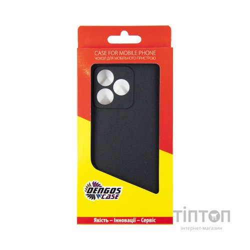 Чохол до мобільного телефона Dengos Carbon Realme C53 (black) (DG-TPU-CRBN-195)