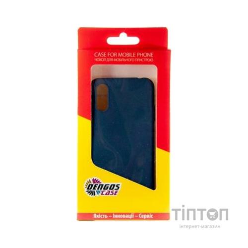 Чохол до мобільного телефона Dengos Carbon Samsung Galaxy A01, blue (DG-TPU-CRBN-56) (DG-TPU-CRBN-56)