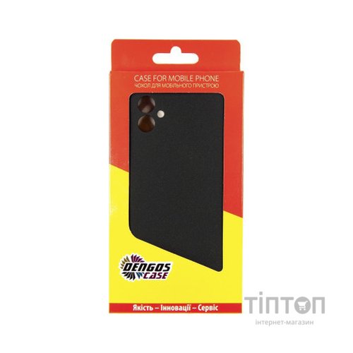 Чохол до мобільного телефона Dengos Carbon Samsung Galaxy A04e (black) (DG-TPU-CRBN-165)