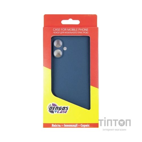 Чохол до мобільного телефона Dengos Carbon Samsung Galaxy A06 (blue) (DG-TPU-CRBN-207)