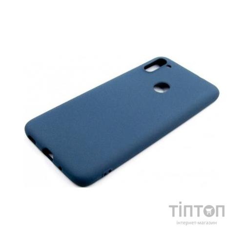 Чохол до мобільного телефона Dengos Carbon Samsung Galaxy M11, blue (DG-TPU-CRBN-70) (DG-TPU-CRBN-70)