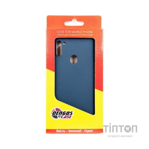 Чохол до мобільного телефона Dengos Carbon Samsung Galaxy M11, blue (DG-TPU-CRBN-70) (DG-TPU-CRBN-70)