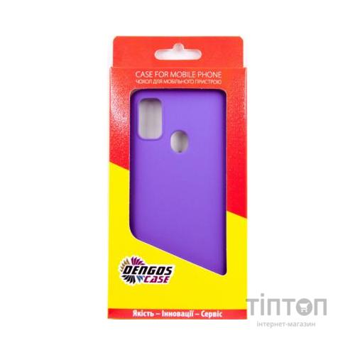 Чохол до мобільного телефона Dengos Carbon Samsung Galaxy M30s, violet (DG-TPU-CRBN-12) (DG-TPU-CRBN-12)
