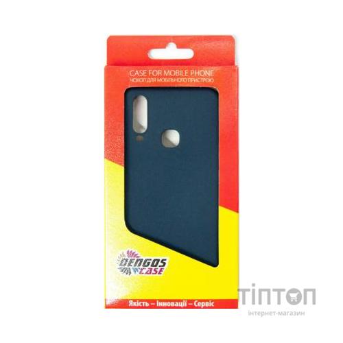Чохол до мобільного телефона Dengos Carbon Vivo Y15, blue (DG-TPU-CRBN-98) (DG-TPU-CRBN-98)