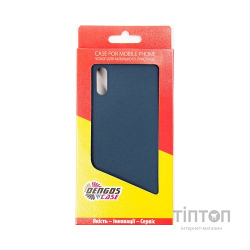 Чохол до мобільного телефона Dengos Carbon Xiaomi Redmi 9A, blue (DG-TPU-CRBN-87) (DG-TPU-CRBN-87)