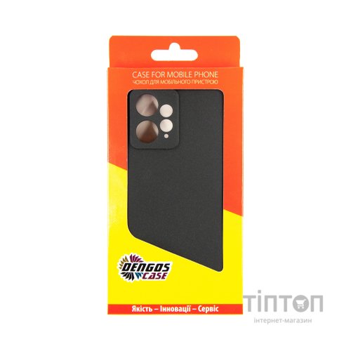 Чохол до мобільного телефона Dengos Carbon Xiaomi Redmi Note 12 4g (black) (DG-TPU-CRBN-175)
