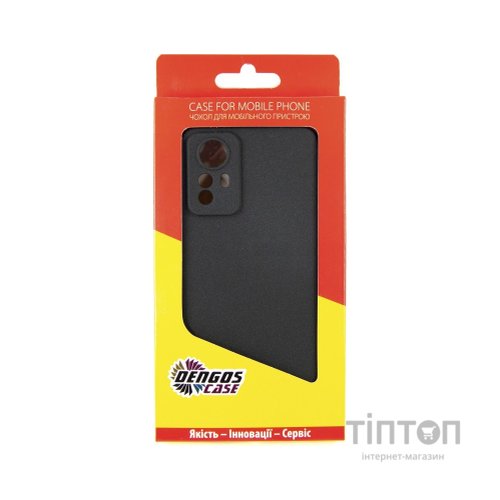 Чохол до мобільного телефона Dengos Carbon Xiaomi Redmi Note 12s (black) (DG-TPU-CRBN-177)