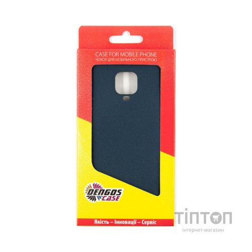 Чохол до мобільного телефона Dengos Carbon Xiaomi Redmi Note 9s, blue (DG-TPU-CRBN-93) (DG-TPU-CRBN-93)