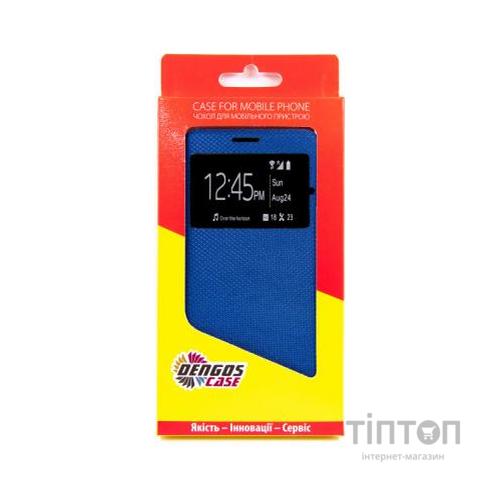 Чохол до мобільного телефона Dengos Flipp-Book Call ID Oppo A73, blue (DG-SL-BK-277)