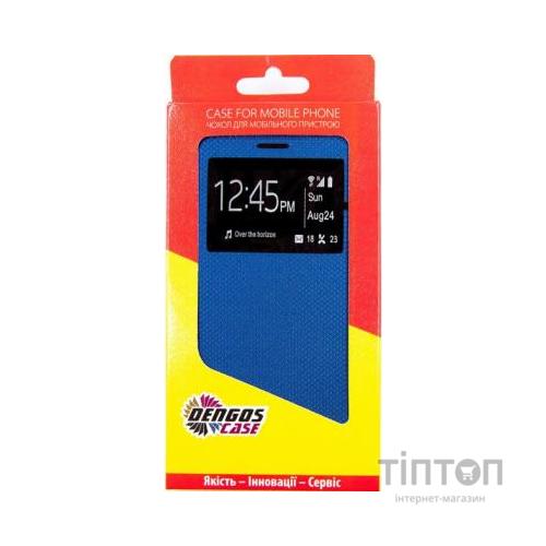 Чохол до мобільного телефона Dengos Flipp-Book Call ID POCO X3, blue (DG-SL-BK-279)