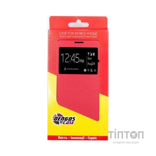 Чохол до мобільного телефона Dengos Flipp-Book Call ID Samsung Galaxy A02 (A022), red (DG-SL-BK-281)