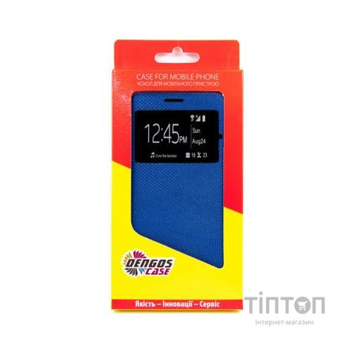 Чохол до мобільного телефона Dengos Flipp-Book Call ID Samsung Galaxy A02s (A025), blue (DG-SL-BK-276)