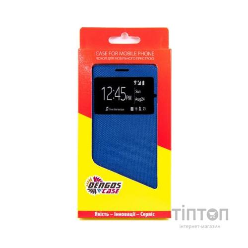 Чохол до мобільного телефона Dengos Flipp-Book Call ID Samsung Galaxy A12 (A125), blue (DG-SL-BK-274)