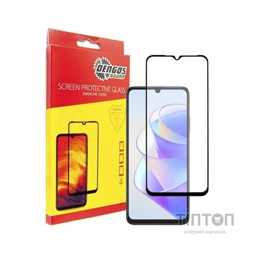 Чохол до мобільного телефона Dengos Kit for Honor x7a case + glass (Black) (DG-KM-55)