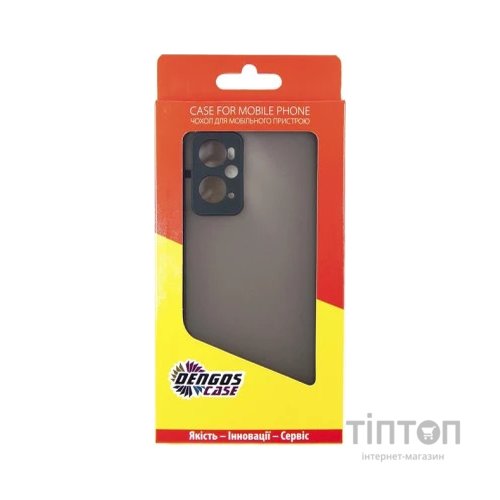 Чохол до мобільного телефона Dengos Kit for OPPO A96 4G case + glass (Black) (DG-KM-38)