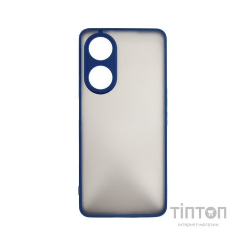 Чохол до мобільного телефона Dengos Kit for OPPO A98 5G case + glass (Blue) (DG-KM-39)
