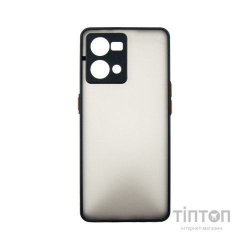 Чохол до мобільного телефона Dengos Kit for OPPO Reno 7 4g case + glass (Black) (DG-KM-32)