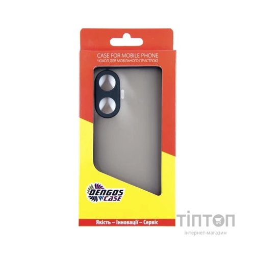 Чохол до мобільного телефона Dengos Kit for Realme C55 case + glass (Black) (DG-KM-34)
