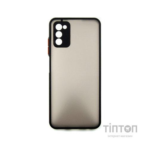 Чохол до мобільного телефона Dengos Kit for Samsung Galaxy A03s case + glass (Black) (DG-KM-24)